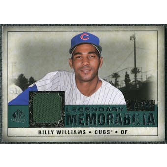 2008 Upper Deck SP Legendary Cuts Legendary Memorabilia Green #BW Billy Williams /99