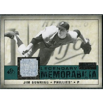 2008 Upper Deck SP Legendary Cuts Legendary Memorabilia Green #JB Jim Bunning /99