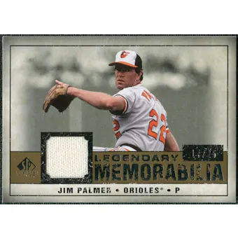 2008 Upper Deck SP Legendary Cuts Legendary Memorabilia #JP Jim Palmer 4/25