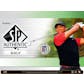 2021 Upper Deck SP Authentic Golf Hobby 8-Box Case