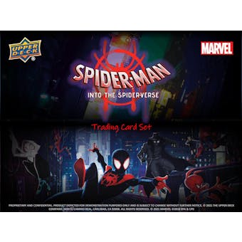 Marvel Spider-Man Into the Spider-Verse Trading Cards 16-Box Case (Upper Deck 2022) (Presell)
