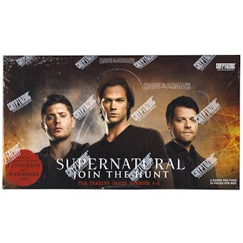 Supernatural Seasons 4-6 Trading Cards Box (Cryptozoic 2015)