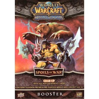 World of Warcraft Miniatures Spoils of War Booster Pack