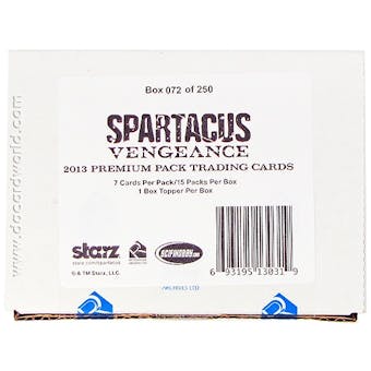 Spartacus Vengeance Premium Pack Trading Cards 15-Pack Box (Rittenhouse 2013)
