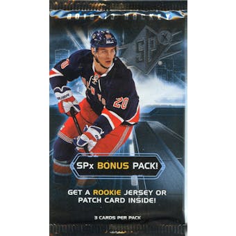 2012/13 Upper Deck SPx Hockey Hobby Bonus Pack