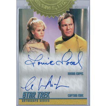2018 Rittenhouse Star Trek TOS The Captain's Collection Shatner/Kapec Dual Autograph