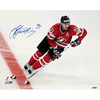 Steven Stamkos Autographed Team Canada 16x20 Hockey Photo (UDA)