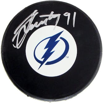 Steven Stamkos Autographed Tampa Bay Lightning Hockey Puck (UDA)