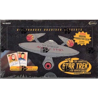 Star Trek Animated Adventures Trading Cards Box (Rittenhouse)