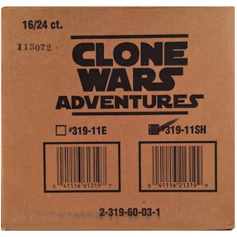 Topps Star Wars TCG Clone Wars Adventures Booster 16-Box Case