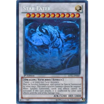 Yu-Gi-Oh Judgment of the Light: 1st Edition Star Eater JOTL-EN047 Ghost Rare - NEAR MINT (NM)