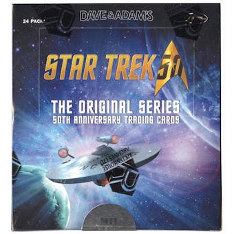 Star Trek The Original Series 50th Anniversary Trading Cards Box (Rittenhouse 2016)