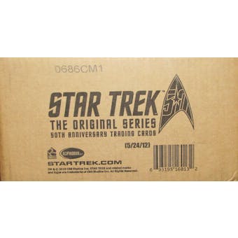 Star Trek The Original Series 50th Anniversary Trading Cards 12-Box Case (Rittenhouse 2016)