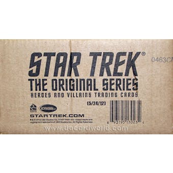 Star Trek: The Original Series Heroes & Villains Trading Cards 12-Box Case (Rittenhouse 2013)