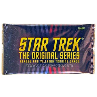Star Trek: The Original Series Heroes & Villains Trading Cards Pack (Rittenhouse 2013)