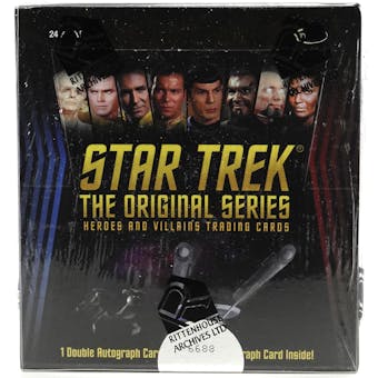 Star Trek: The Original Series Heroes & Villains Trading Cards Box (Rittenhouse 2013)