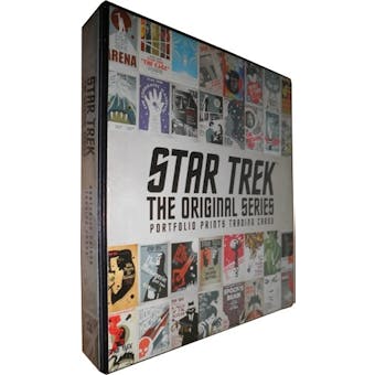 Star Trek The Original Series Portfolio Prints Trading Cards Album/Binder