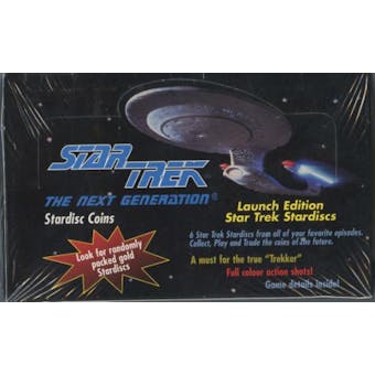 1994 TNG Star Trek Stardisc Coins Box (Reed Buy)