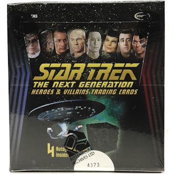 Star Trek: The Next Generation Heroes & Villains Trading Card Box (Rittenhouse 2013)