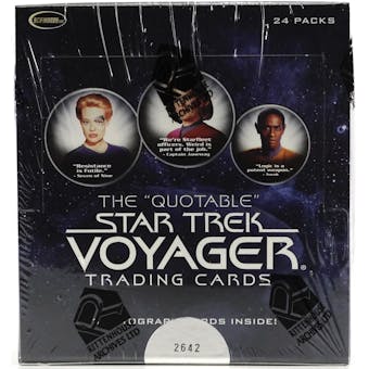 The Quotable Star Trek: Voyager Trading Cards Box (Rittenhouse 2012)