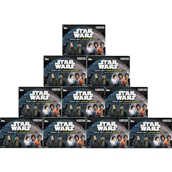 Star Wars Rogue One: Mission Briefing 10-Pack Box (Topps 2016) (Lot of 10)