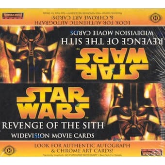 Star Wars Episode III Revenge of the Sith Widevision Hobby Box (2005 Topps)