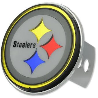 Pittsburgh Steelers Rico Industries 4 " Laser Trailer Hitch Cover