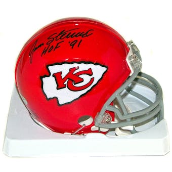 Jan Stenerud Autographed Kansas City Chiefs Mini Helmet