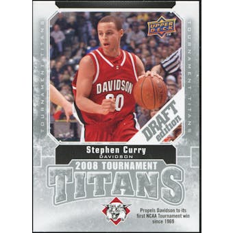 2009/10 Upper Deck Draft Edition Tournament Titans #TTSC Stephen Curry Rookie