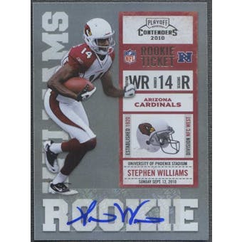 2010 Playoff Contenders #191 Stephen Williams Rookie Autograph