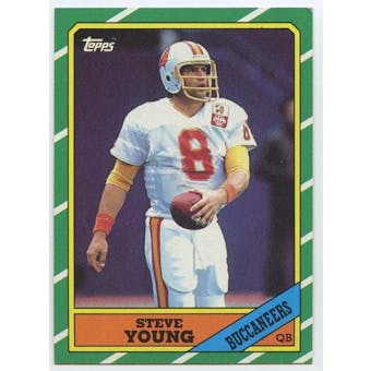 1986 Topps Football #374 Steve Young Rookie Card (NM or Better)