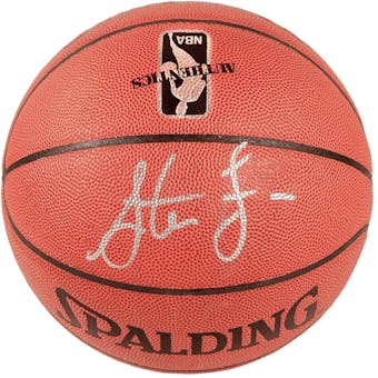 Steve Francis Autographed Houston Rockets I/O Spalding Basketball (Press Pass)