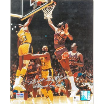 Wilt Chamberlain Autographed L.A. Lakers 8x10 Photo w/Rare "The Stilt" Inscription (PSA)