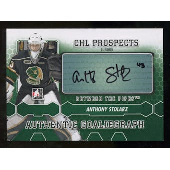 2012/13 In the Game Between The Pipes Autographs #AAS Anthony Stolarz Autograph