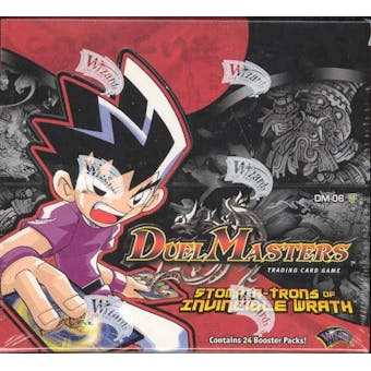 WOTC DuelMasters Stomp-a-Trons of Invincible Wrath Booster Box