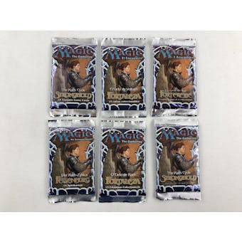 Magic the Gathering Stronghold 6 Booster Pack Lot - Six Languages (Portuguese, Japanese, English, and more)