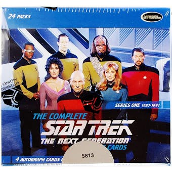 Star Trek The Next Generation Series 1 Trading Cards Box (Rittenhouse 2011)