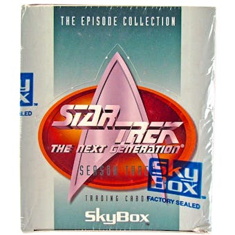 Star Trek: The Next Generation Season Three Retail Box (1995 Skybox) (Reed Buy)