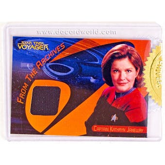 The Quotable Star Trek: Voyager Kate Mulgrew as Captain Janeway Costume Relic Card