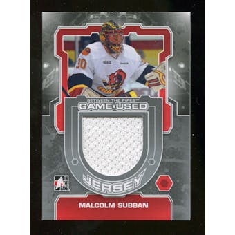 2012/13 In the Game Between The Pipes Jerseys Silver #M56 Malcolm Subban /140
