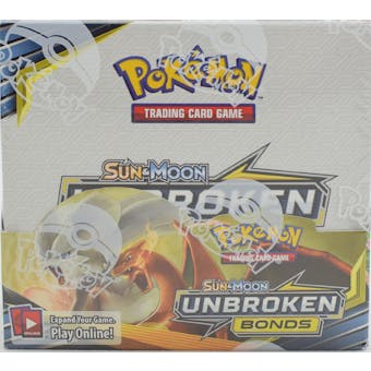 Pokemon Sun & Moon: Unbroken Bonds Booster Box (EX-MT)