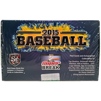 2015 Super Break Series 1 Baseball Hobby Box