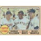 2019 Hit Parade Baseball 1968 Edition - Series 1 - 10 Box Hobby Case /203 - Ryan RC-Mantle-Bench-PSA