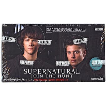 Supernatural Seasons 1-3 Trading Cards Box (Cryptozoic 2014)