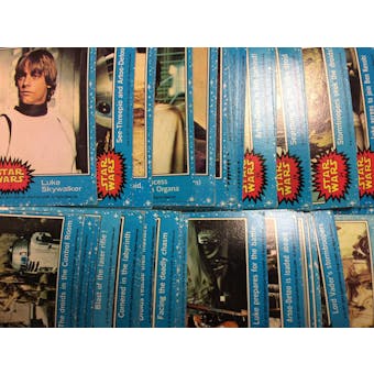 1977 Topps Star Wars Series 1 (Blue) Complete Trading Card Set