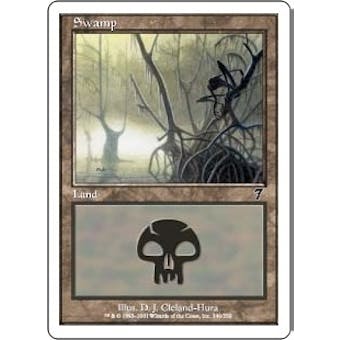 Magic the Gathering 7th Edition Single Swamp (346) Foil