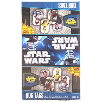 Star Wars Clone Wars Dog Tags 24-Pack Box (2010 Topps)