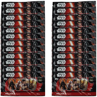 Star Wars The Force Awakens Dog Tags Mystery Pack (Lot of 24) (Topps 2015)