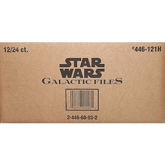 Star Wars Galactic Files Hobby 12-Box Case (Topps 2012)