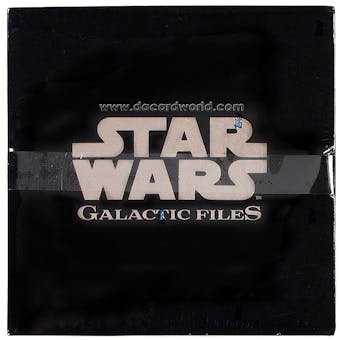 Star Wars Galactic Files Deluxe 1/1 Printing Plates + Update Box Set (2012 Topps)